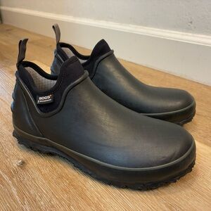 BOGS Urban Farmer Waterproof Slip-On Shoes Men’s US 8 Black Garden Work